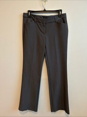 Joe B Charcoal Boot-Cut Dress Pants